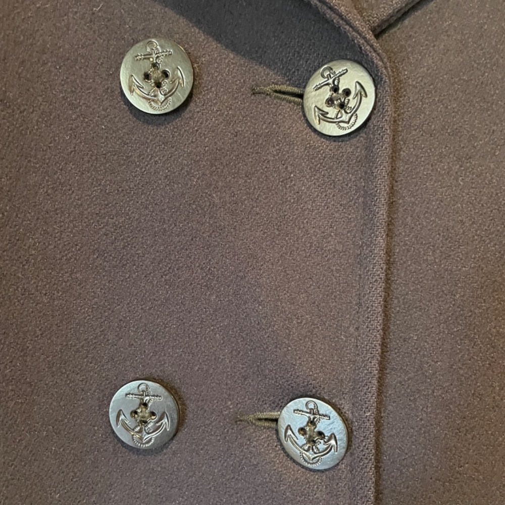 Lands' End Navy Pea Coat - Picture 5 of 11